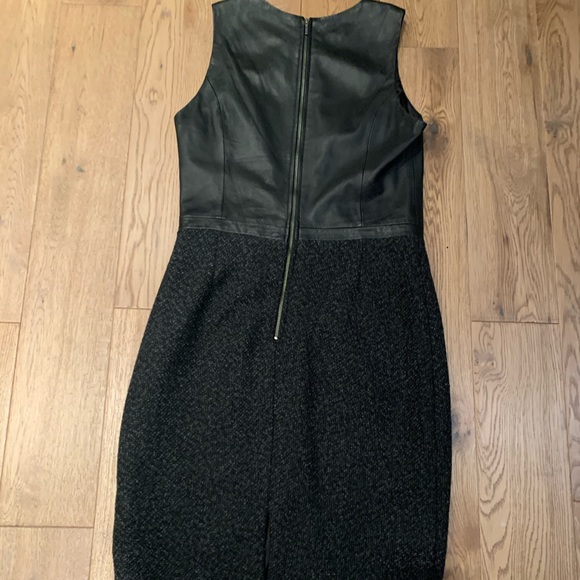 Teenflo tweed and leather dress - Picture 5 of 7